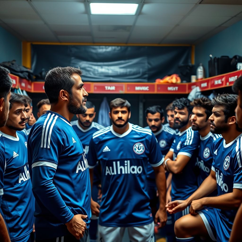 开云体育登录-阿尔希拉尔队长激励全队，挑战强敌士气高昂