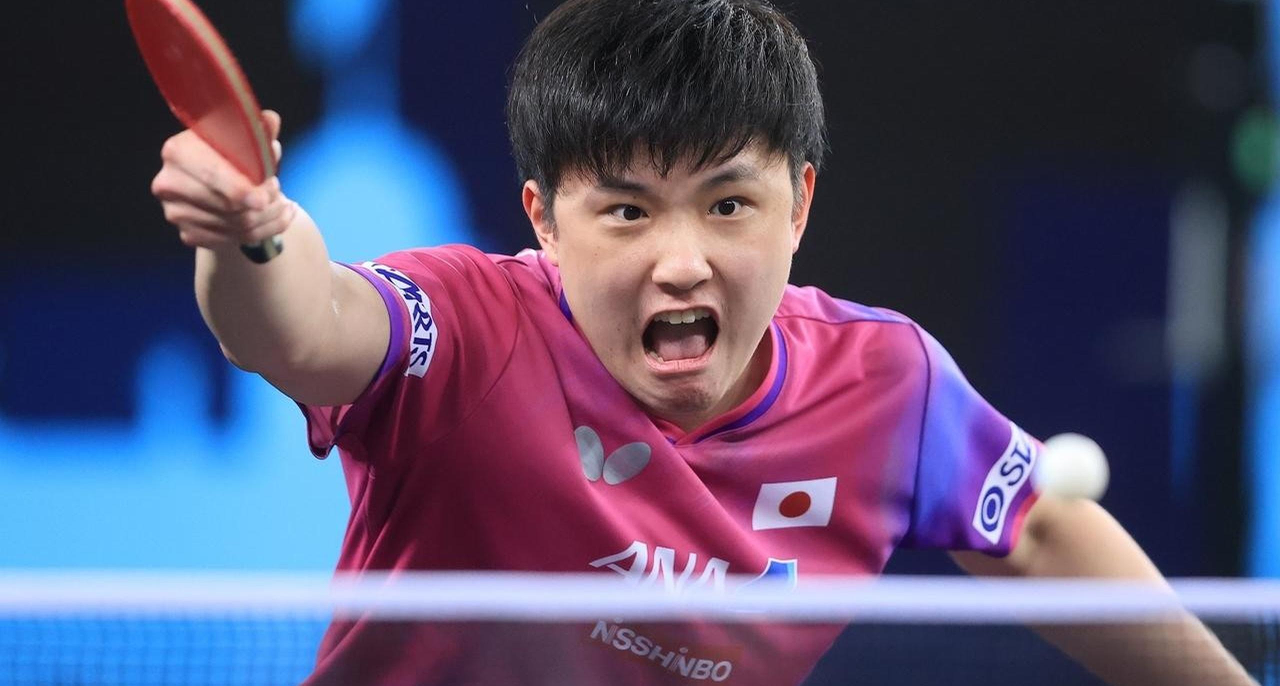 英国乒乓球队碾压德国乒乓球队，张本智和高光表现的简单介绍